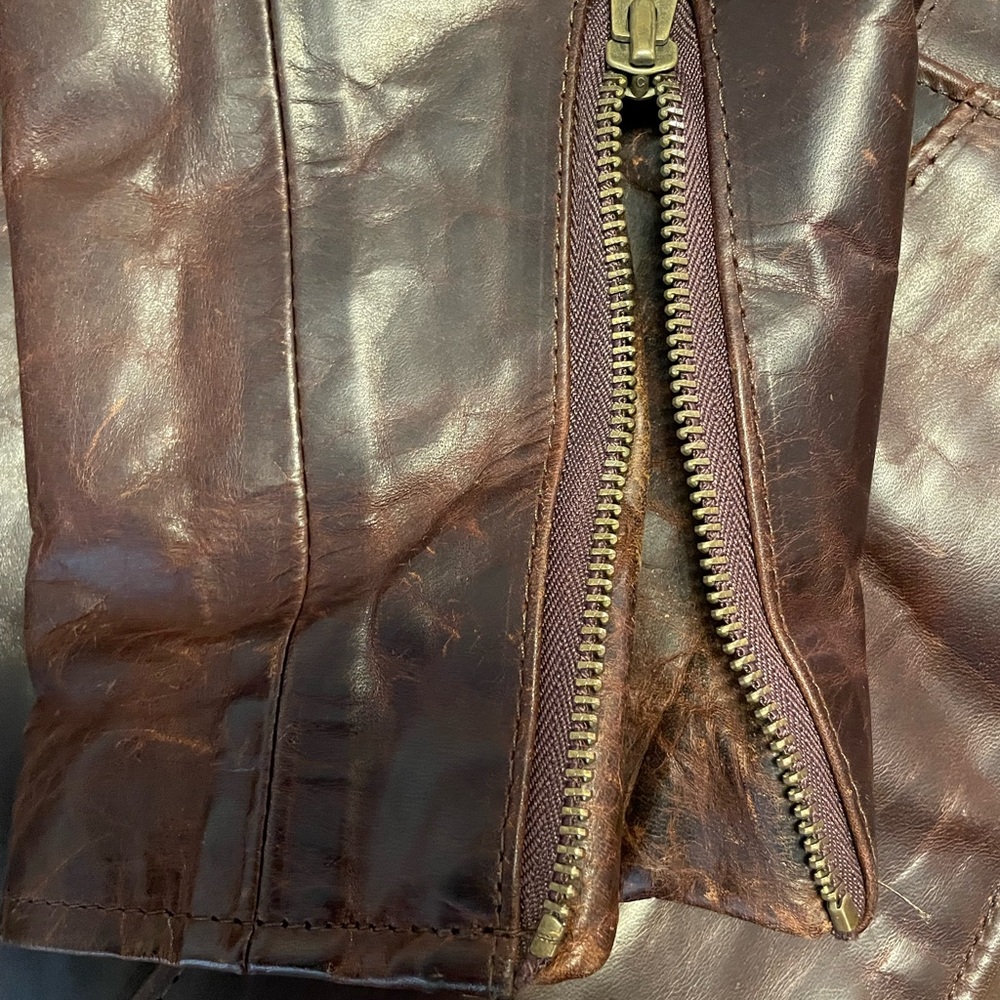 ** SOLD ** SCHOTT NYC PERFECTO MODEL 619 LIGHTWEIGHT BIKER JACKET - Picture 14 of 16